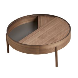 Woud Arc Sofabord - 89 cm - Valnd