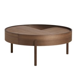 Woud Arc Sofabord - 89 cm - Valnd