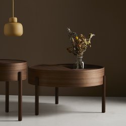 Woud Arc Sofabord - 89 cm - Valnd