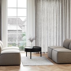 Woud Arc Sofabord - 66 cm - Sort