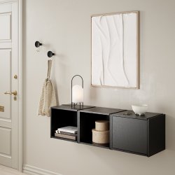 Woud Around Knage Stor Sort/Messing