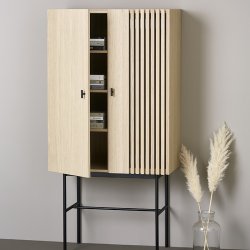 Woud Array Skab - Hvid Pigmenteret Eg