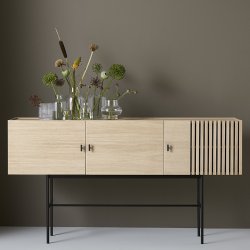 Woud Array Sknk 180 cm - Hvid Pigmenteret Eg