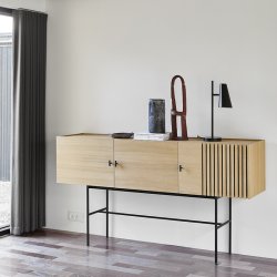 Woud Array Sknk 180 cm - Hvid Pigmenteret Eg