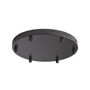 Woud Baldakin Rund m/ 6 Lampeudtag Sort