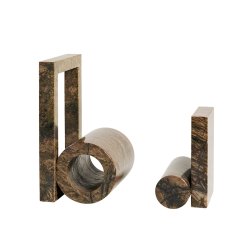 Woud Booknd Bogsttte - Brun - St af 2 stk.