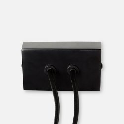 Woud Cono Pendel m. 2 Skrme - Sort