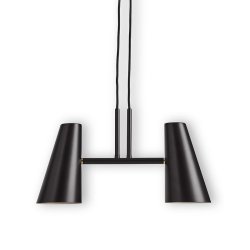 Woud Cono Pendel m. 2 Skrme - Sort