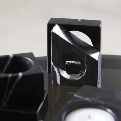 Woud Jeu De Ds 3 Lysestage - Sort