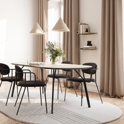 Woud Kyoto Tppe Oval Off-White 210x340 cm