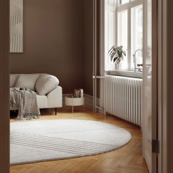 Woud Kyoto Tppe Oval Off-White 210x340 cm