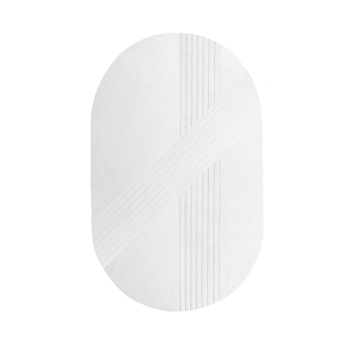Woud Kyoto Tppe Oval Off-White 210x340 cm