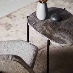 Woud La Terra Occasional Bord - Medium - Grey Melange