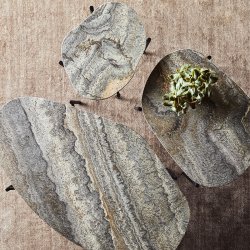 Woud La Terra Occasional Bord - Small - Grey Melange