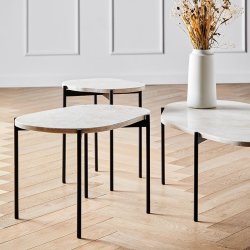 Woud La Terra Occasional Bord - Medium - Ivory