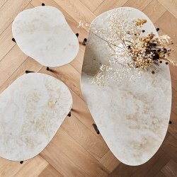 Woud La Terra Occasional Bord - Medium - Ivory