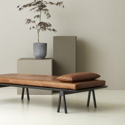 Woud Level Daybed - Sort/Cognac
