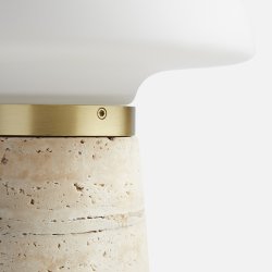 Woud Nova Bordlampe Travertin