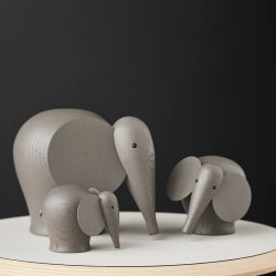 Woud Nunu Elefant - Taupe - Mini