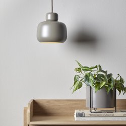 Woud Pidestall Flowerpot - Lille - Taupe