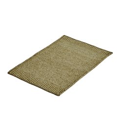 Woud Rombo Mtte Hvid/Mosgrn 60x40 cm