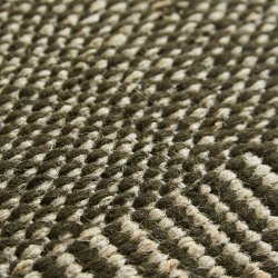 Woud Rombo Mtte Hvid/Mosgrn 60x40 cm