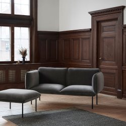 Woud Rombo Tppe Hvid/Gr 170x240 cm