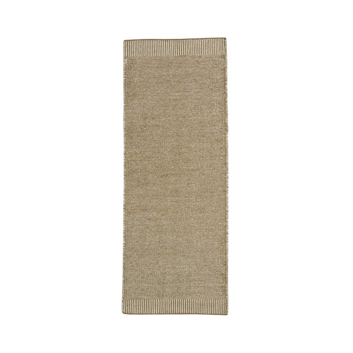 Woud Rombo Tppe Hvid/Brun 75x200 cm