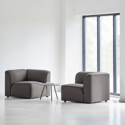 Woud Soround Sofabord - : 60 cm / H: 49 cm - Beton