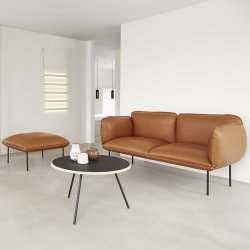 Woud Soround Sofabord - : 60 cm / H: 49 cm - Sort Fenix Laminat