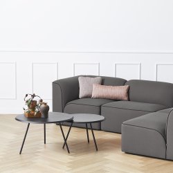 Woud Soround Sofabord - : 75 cm / H: 40,5 cm - Sort Ask