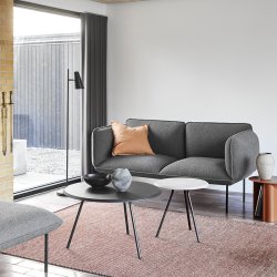 Woud Soround Sofabord - : 75 cm / H: 44,5 cm - Sort Ask