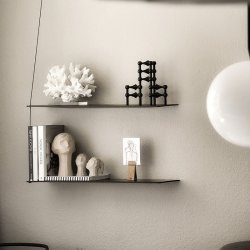 Woud Stedge Hylde 60 cm - Sort