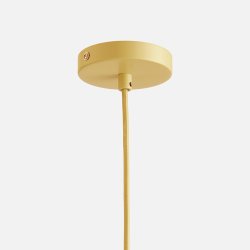 Woud Stone Pendel Stor Mustard