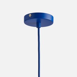Woud Stone Pendel Lille Cobalt Blue