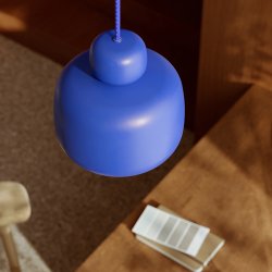Woud Stone Pendel Lille Cobalt Blue