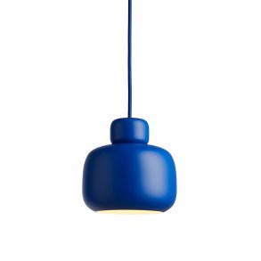 Woud Stone Pendel Lille Cobalt Blue