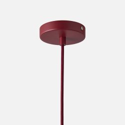 Woud Stone Pendel Lille Deep Red