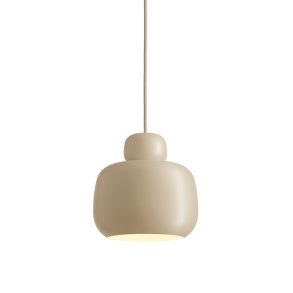 Woud Stone Pendel Lille Beige