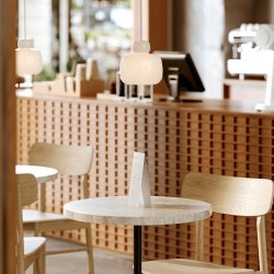 Woud Stone Pendel Lille Opal Triplex Glas