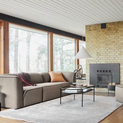 Woud Tint Tppe - Beige - 200x300 cm