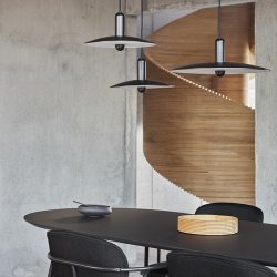 Woud Tree Bord - 220 cm - Sort/Sort