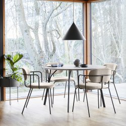 Woud Tree Bord - 120 cm - Sort/Sort