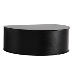 Woud Wallie Hylde m. Skuffe - Sort/Sort