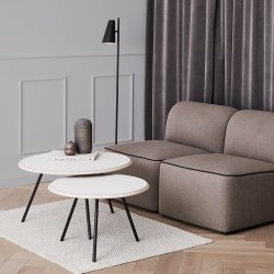 Woud Cono Gulvlampe - Sort