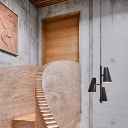 Woud Cono Pendel m. 3 Skrme - Sort