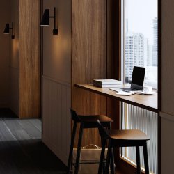 Woud Cono Vglampe - Sort