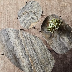 Woud La Terra Occasional Bord - Large - Grey Melange