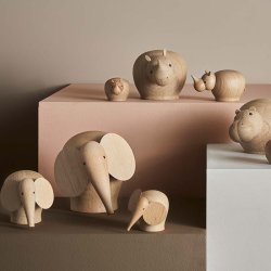 Woud Nunu Elefant - Mellem