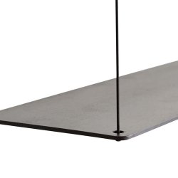 Woud Stedge Ekstra Hylde 80 cm - Sort
